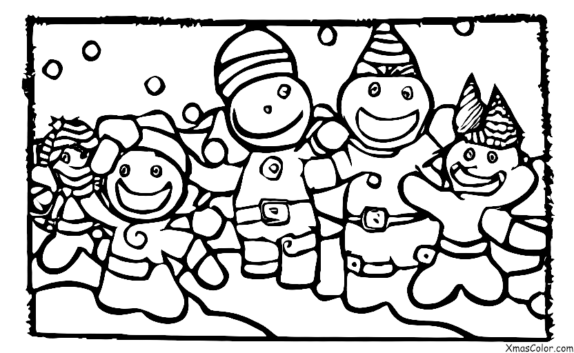 Christmas / Snow Ball Fights: A snowball fight in slow motion