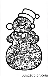 Christmas / Snow Man: Snow Man and the Christmas lights