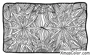 Christmas / Snowflakes: A group of snowflakes forming a star