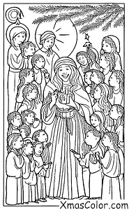 Christmas / St. Lucia's Day: St. Lucia and the children of light