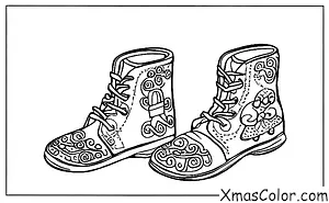 Christmas / St. Nicholas Day: Children leaving their shoes out for St. Nicholas