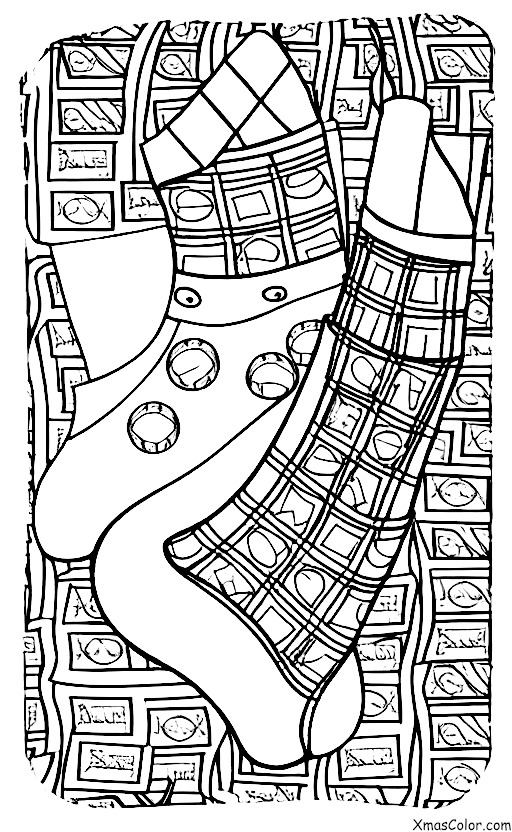 Christmas / Stuffed Christmas Stockings: A stocking filled with money