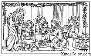Christmas / The First Noel: The First Noel being played on a piano by an angel