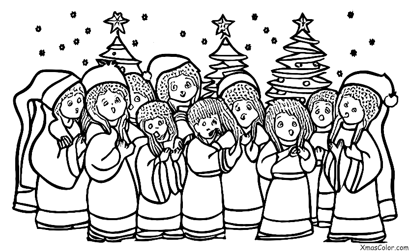 Christmas / The First Noel: The First Noel being sung by a choir