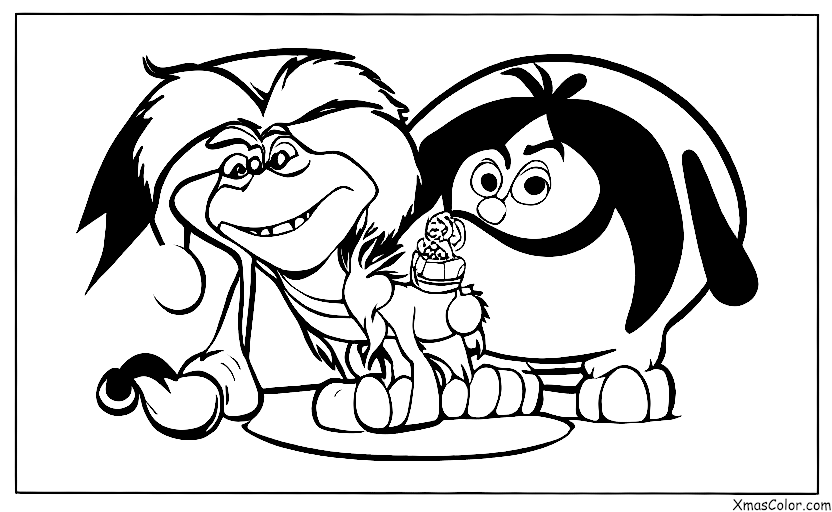 Christmas / The Grinch: The Grinch and his dogMax