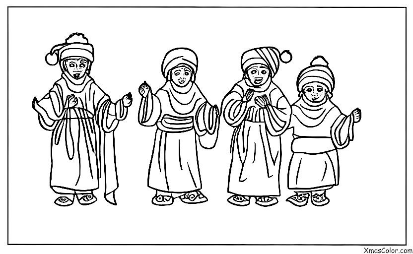 Christmas / The Wise Men: The Wisemen on their journey