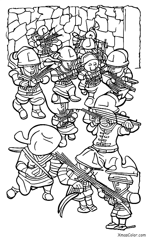 Christmas / Toy Soldiers: The toy soldiers attack