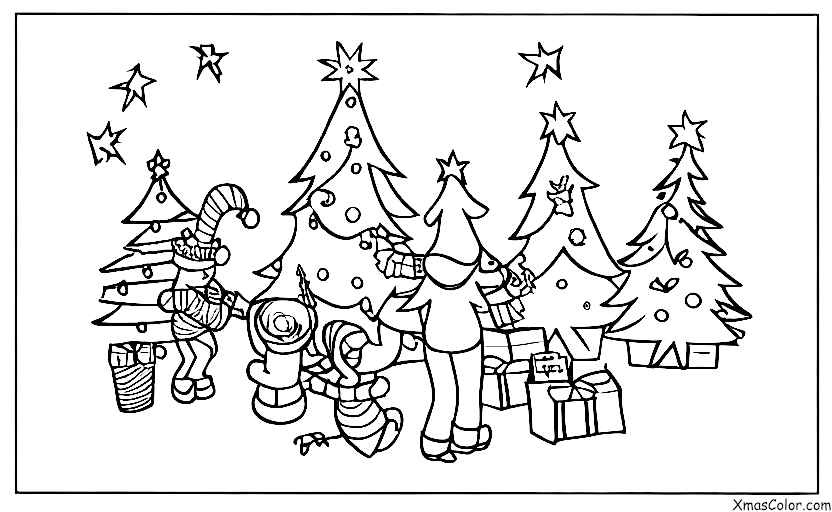 Christmas / Traditional Christmas: Decorating the Christmas tree
