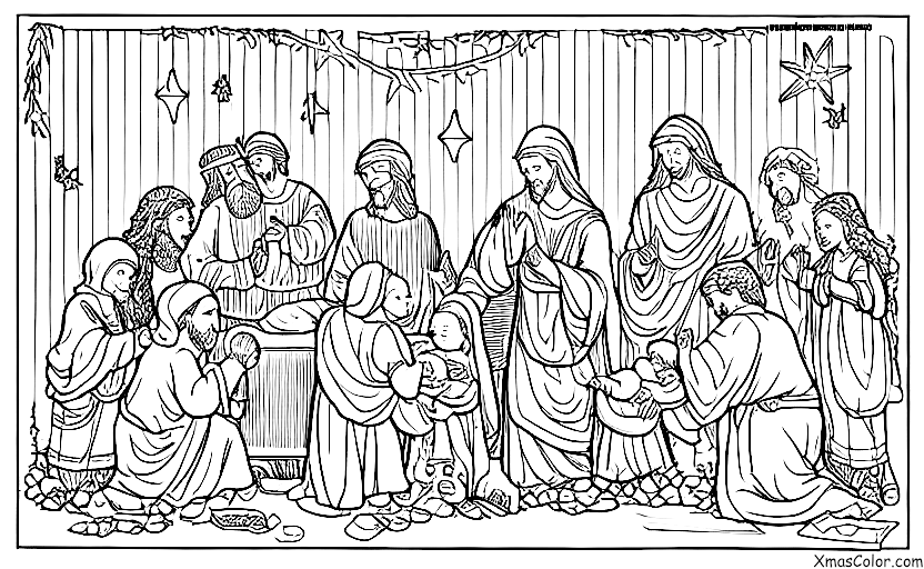 Christmas / Traditional Christmas: The Nativity scene