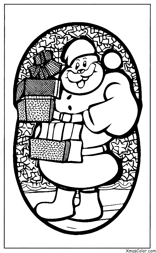 Christmas / Vixen: Santa falling out of a chimney