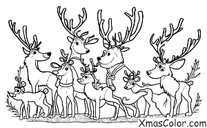 Christmas / Vixen: Vixen and the other reindeers