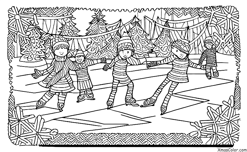 Christmas / Winter Wonderland: Ice skating