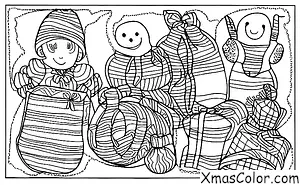 Christmas / Wrapping Christmas Gifts: Wrap the gifts in different sizes