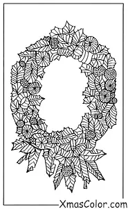 Christmas / Wreaths: Christmas wreath with a presents